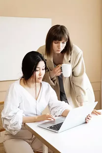 Staff members using Athreon Cyber softwawre